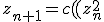 z_{n+1} = c((z_n^2)^{(z_n^2)})